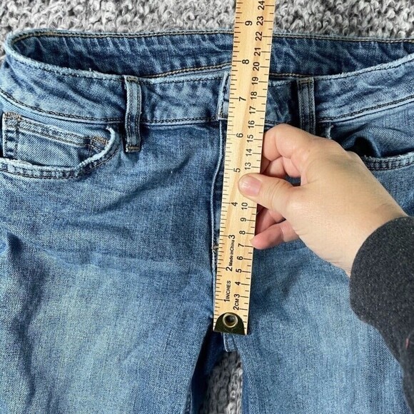 JOE'S Jeans The Icon Ankle Mid Rise Jeans Women Sz 26 2 Skinny Raw Hem Denim - Picture 2 of 10